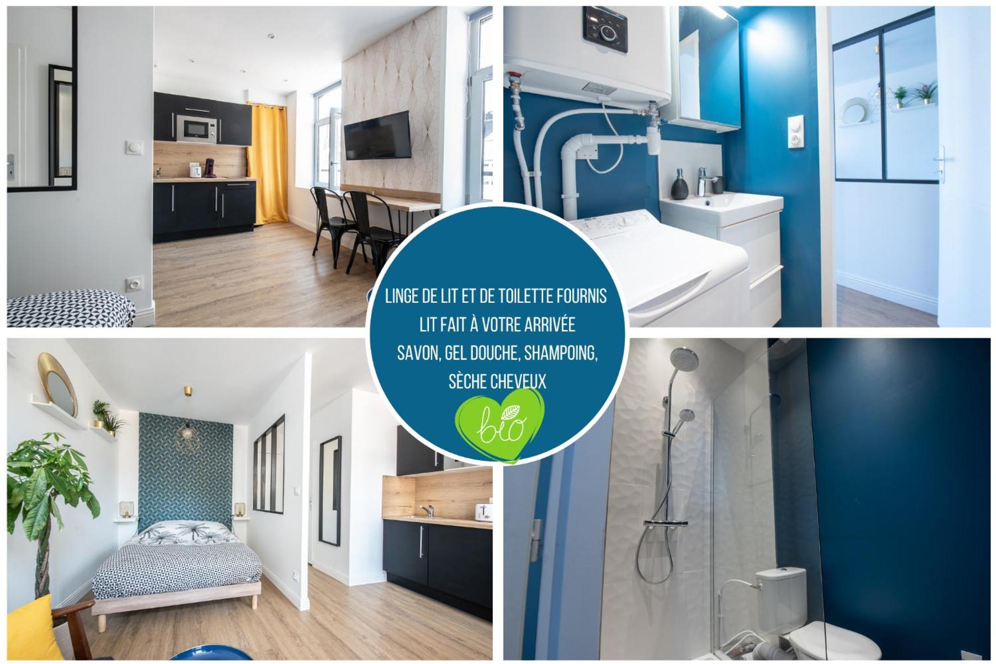 Au Nouveau Boulonnais - 4 Appartements Charmants Pour Couples, Familles Et Groupe D'Amis, Vieille Ville Et Centre Ville De Boulogne Sur Mer Exterior photo