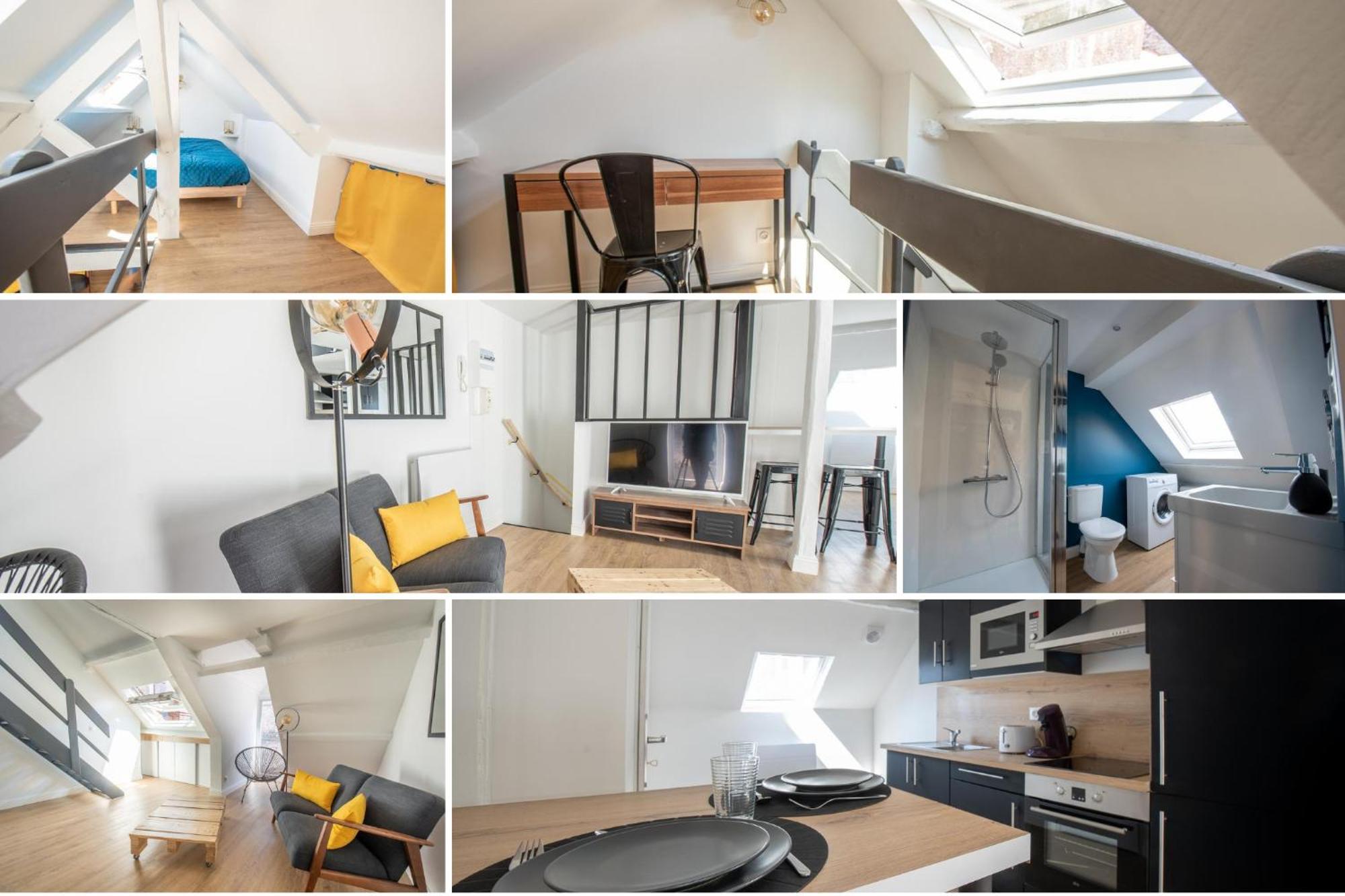 Au Nouveau Boulonnais - 4 Appartements Charmants Pour Couples, Familles Et Groupe D'Amis, Vieille Ville Et Centre Ville De Boulogne Sur Mer Exterior photo