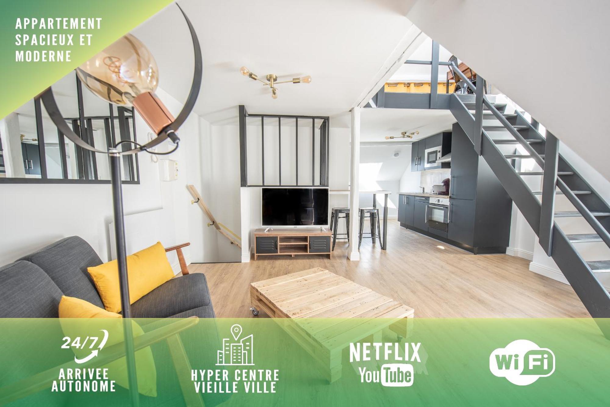 Au Nouveau Boulonnais - 4 Appartements Charmants Pour Couples, Familles Et Groupe D'Amis, Vieille Ville Et Centre Ville De Boulogne Sur Mer Exterior photo
